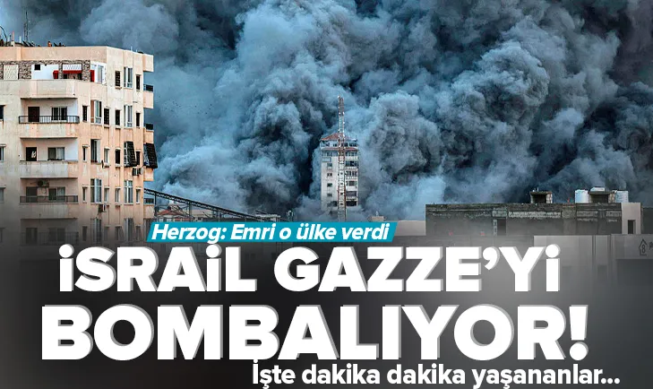 İsrail Gazzeye saldırıyor