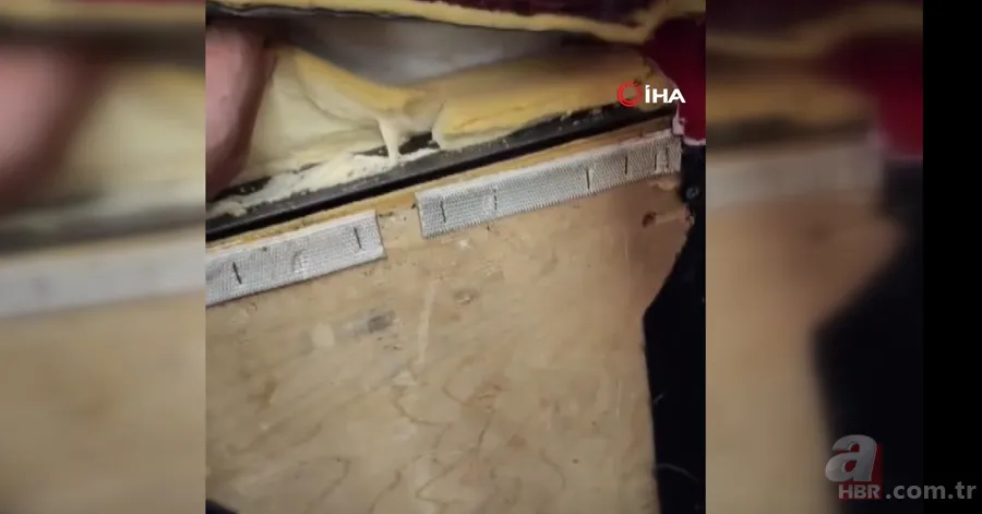 Mercedes otobüsün koltuğundan para fışkırdı! Görenler şoke oldu 4