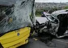 İETT otobüsüyle çarpışan aracın sürücüsü öldü!