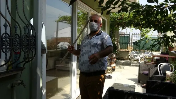 Ev sahibi ile göz göze gelen hırsız 2. kattan böyle atladı - 2
