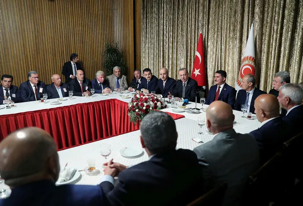 Cumhurbaşkanı Erdoğan, ASTOP üyelerini kabul etti - 1