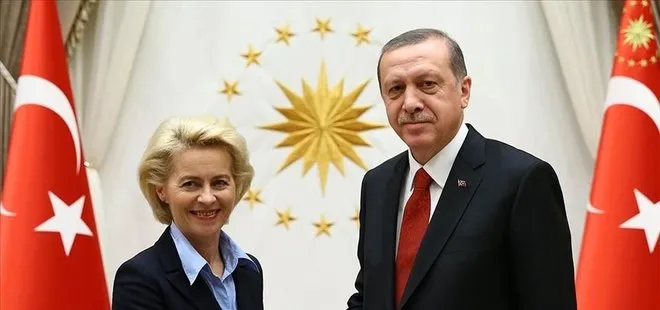 Son dakika: Başkan Erdoğan, Ursula von der Leyen ile görüştü