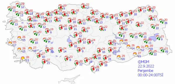 1663607348416.png Sıcaklıklar 13 dereceye iniyor! Soğuk hava dalgası kuvvetli çarpacak! Meteoroloji uyardı... İstanbul Ankara İzmir hava durumu - 7