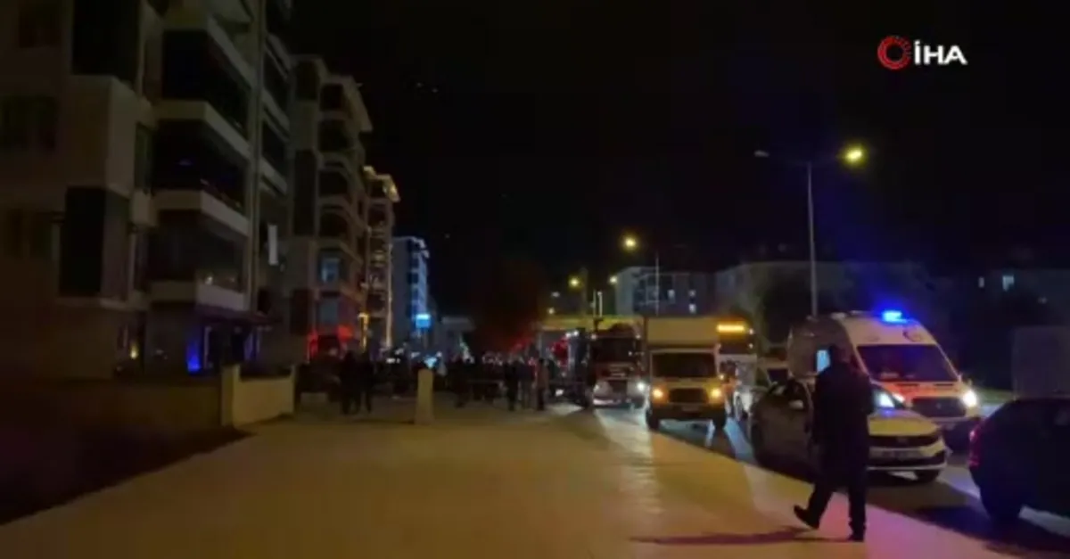 Çorum'da iş yerinin deposunda yangın