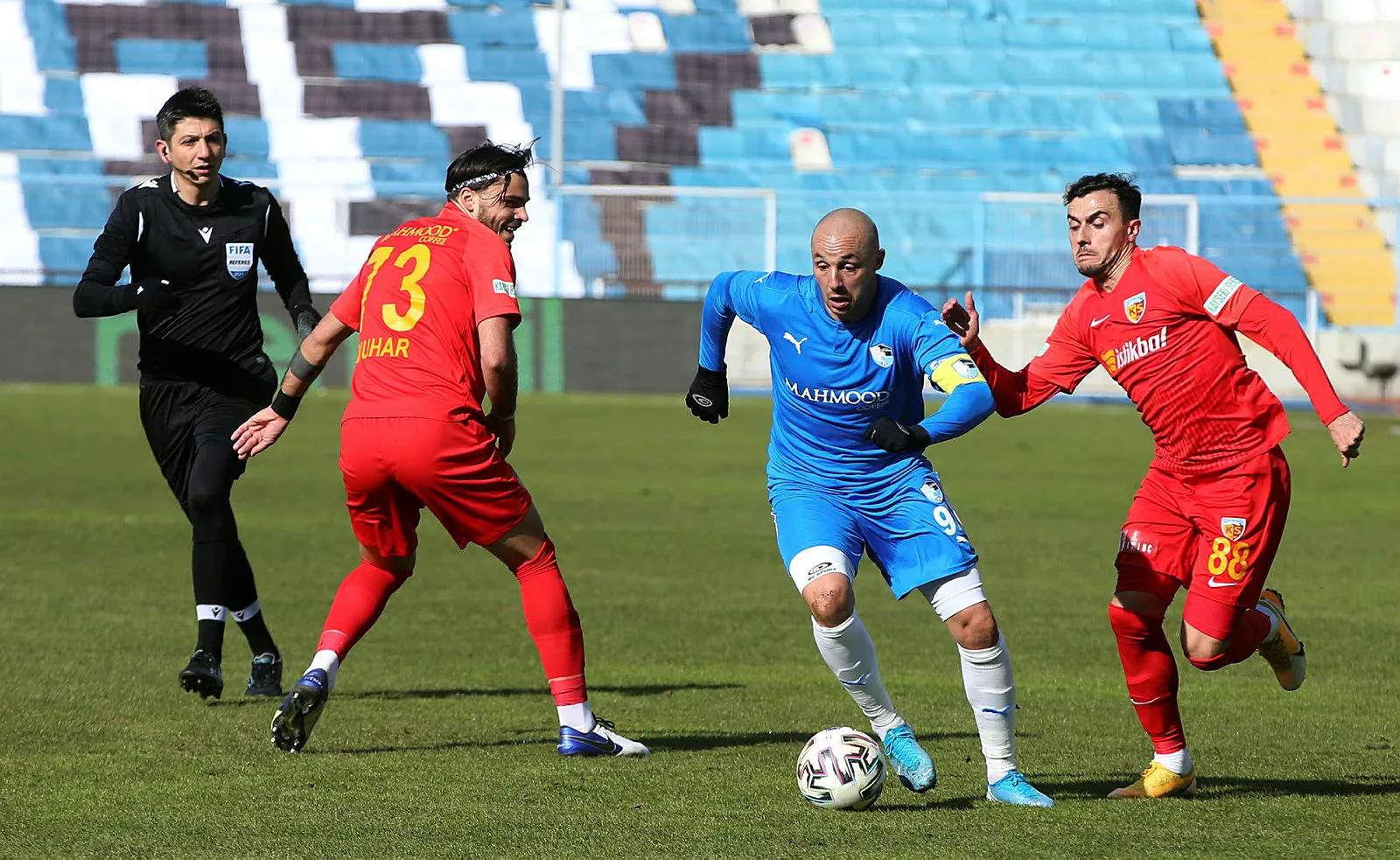 Erzurumspor ile Kayserispor 1-1 berabere kaldı