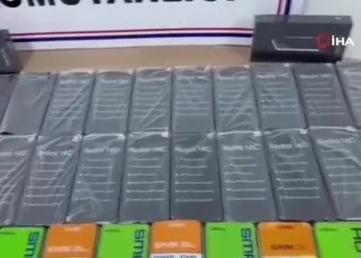 132 kaçak cep telefonu ele geçirildi