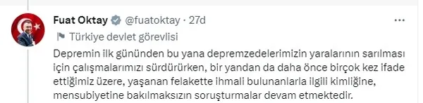 Cumhurbaşkanı Yardımcısı Fuat Oktay'dan Kemal Kılıçdaroğlu'na "İsias Oteli" tepkisi! "Acıları istismar edip siyasete alet eden..." - 3