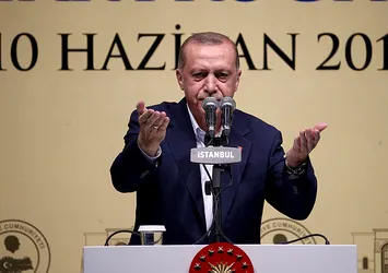 Cumhurbaşkanı Erdoğan İstanbul'da konuştu
