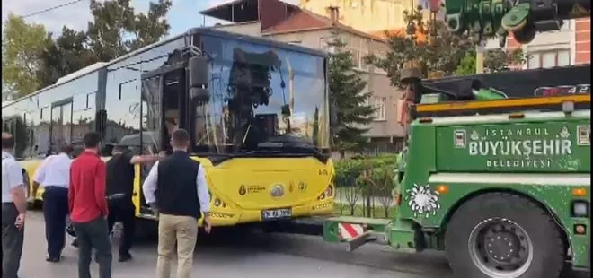 Son dakika | Kabataş-Bağcılar tramvayında İETT aracı kaza yaptı!