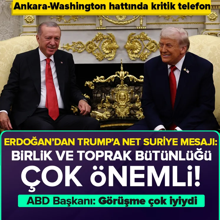 Başkan Erdoğan ABD Başkanı Donald Trump ile görüştü