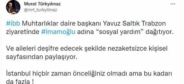 AK Parti’den Ekrem İmamoğlu’na zor sorular! Karadeniz turunun parası kendi cebinden mi İBB’den mi?