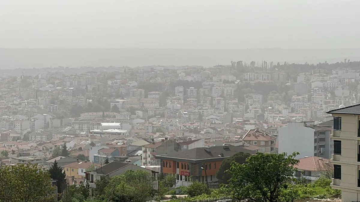 Tekirdağ'da toz taşınımı etkili oluyor