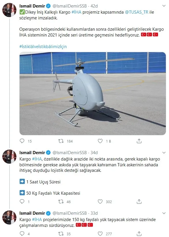 SON DAKİKA | TSK’ya Kargo İHA için imzalar atıldı! SSB ile TUSAŞ’tan önemli adım