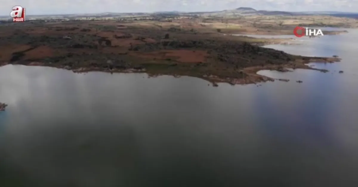 Tekirdağ'da Naip Barajı ölü hacme indi