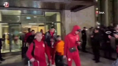 Galatasaray’a, Rize’de coşkulu karşılama