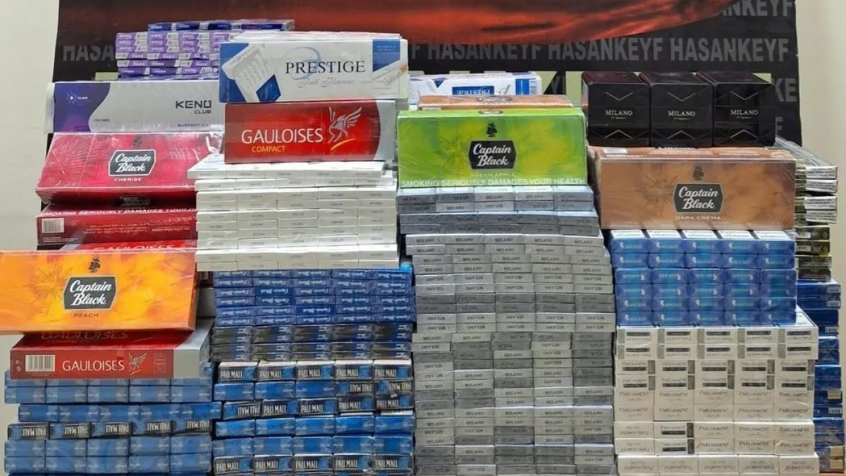 8 milyon 800 bin kaçak sigara ele geçirildi