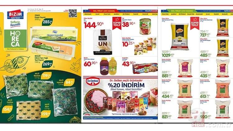 28 Eylül Bizim Toptan Market indirim kataloğu yayınlandı! 2 kg kaşar peynir 285 TL, 3 kg çay 267 TL, 3 kg çay 267 TL, 50’li karton bardak 12.46 TL’den satışa sunuluyor 1