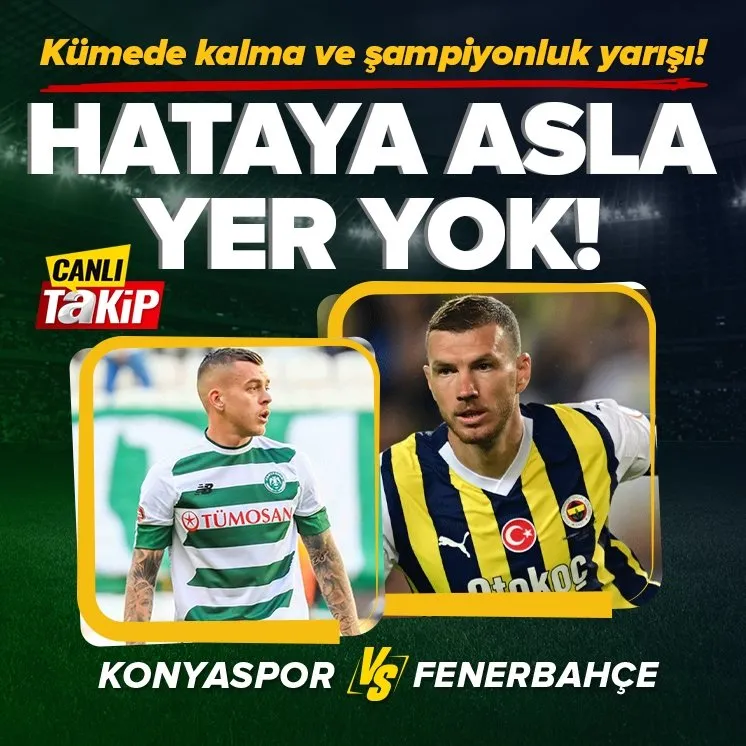 Canlı | Konyaspor-Fenerbahçe maçı izle