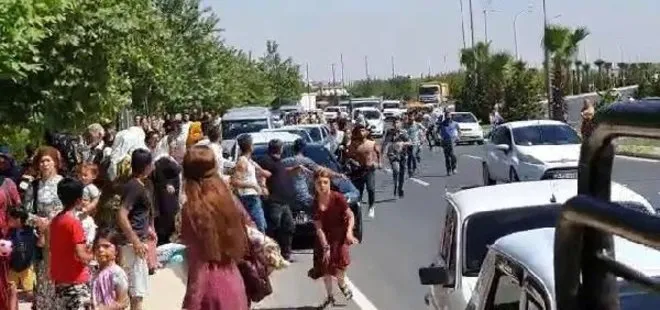 Şanlıurfa’da şoke eden görüntüler! Piknik dönüşü 2 grup birbirine girdi