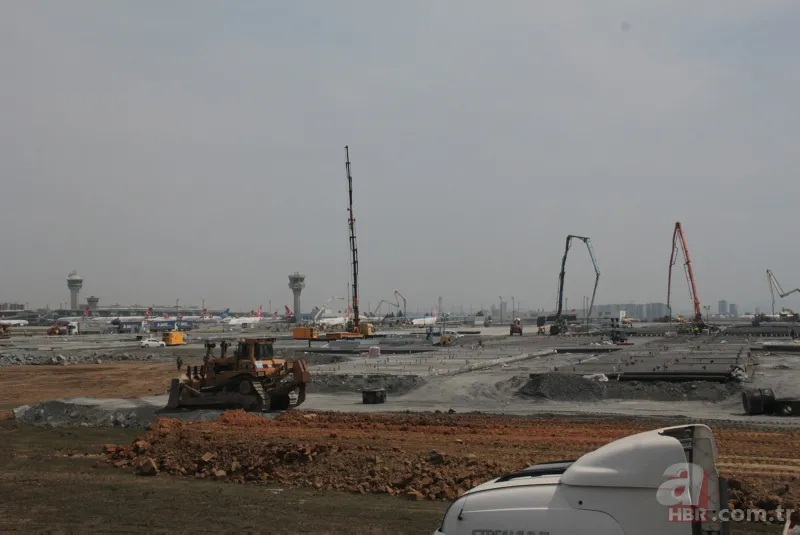 Başkan Erdoğan duyurmuştu! Atatürk Havalimanı'nda başlayan çalışmalar havadan görüntülendi 11