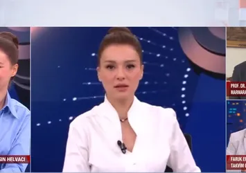 A Haber canlı yayınında şoke eden anlar! Cansın Helvacı: Korkunç bir şey