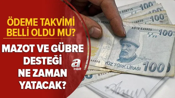 4 Mart mazot ve gübre desteği yattı mı? 2021 Ziraat Bankası ödeme takvimi açıklandı mı? Son durum...