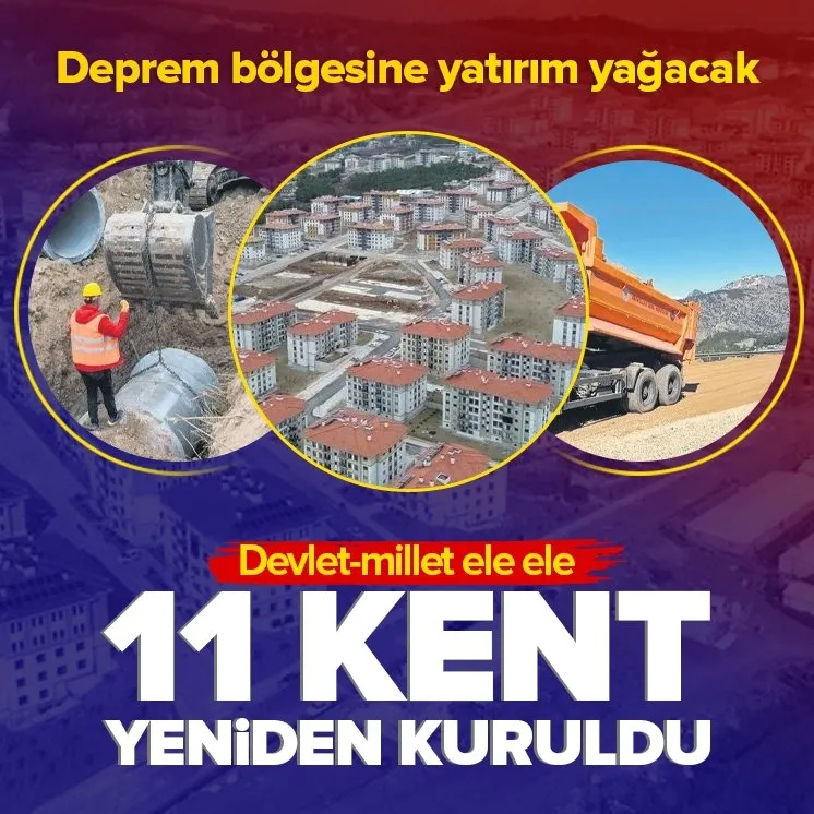 Devlet-millet el ele 11 kent yeniden kuruldu!