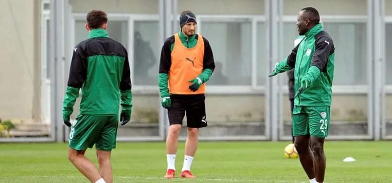 Bursaspor antrenmanında gerginlik