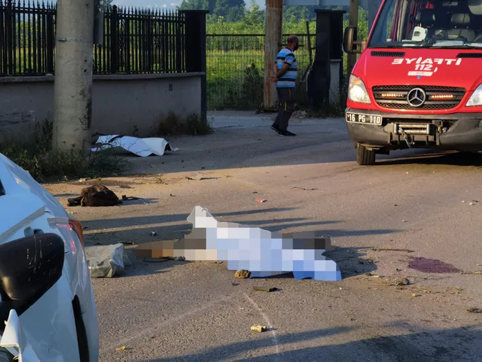 Son dakika: Bursa'da feci kaza! Otomobil, aydınlatma direğine çarptı: 3 ölü, 2 yaralı - 2