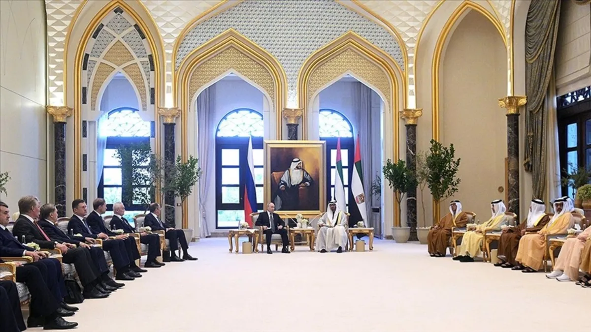 Putin ile BAE Devlet Başkanı Al Nahyan’ın görüşmesi başladı