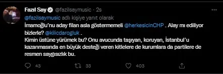 fazil-saydan-ekrem-imamogluna-salvolar-alay-mi-ediliyor-bizlerle-1660070230008.jpg Fazıl Say'dan Ekrem İmamoğlu'na salvolar: Alay mı ediliyor bizlerle? - 6