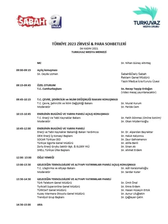 Son dakika: Turkuvaz Medya’da 2023 Zirvesi! Bakan Dönmez: Başkan Erdoğan’ın vereceği müjde vatandaşın cebine yansıyacak