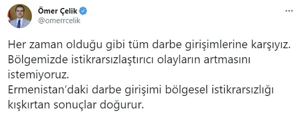 Son dakika: Türkiye'den Ermenistan'daki darbe girişimine tepki - 4