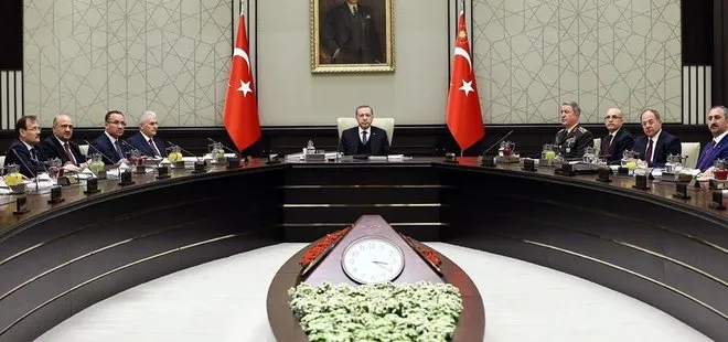 Milli Güvenlik Kurulu, Cumhurbaşkanı Erdoğan başkanlığında toplandı