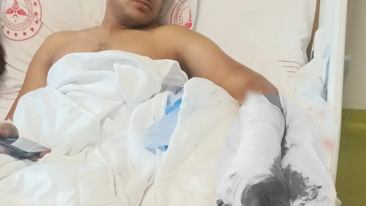 Kilis'te yürek yakan iş kazası! 5 parmağını kaybeden genç 8 aydır iş arıyor