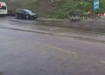 Tekirdağ’da sağanak yağış etkili oluyor