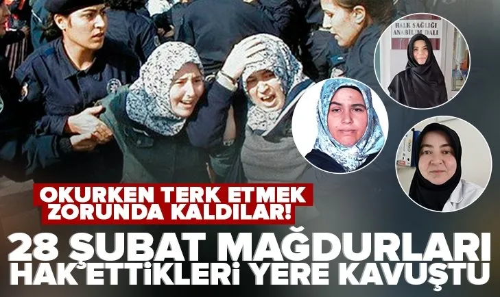 Okurken terk etmek zorunda kaldılar! 28 Şubat mağdurları hak ettikleri yere geldi: Melek Arık 17 yıl sonra Cerrahpaşa’ya döndü
