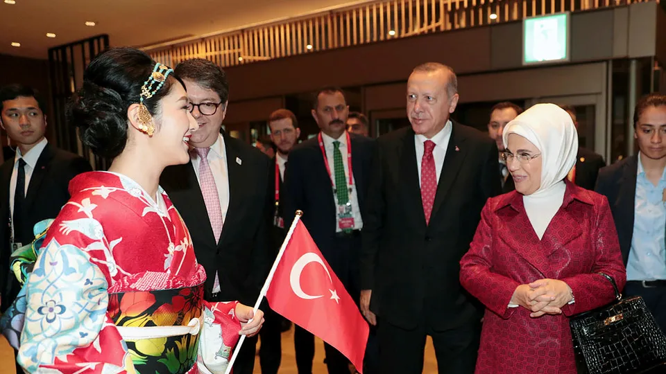 Başkan Erdoğan’a sürpriz karşılama!