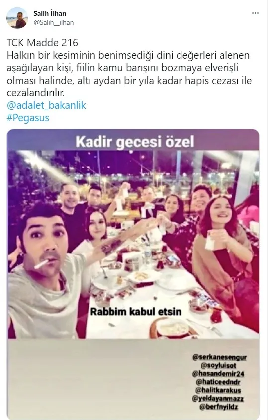Pegasus çalışanlarından İslam inancına büyük saygısızlık! Kadir Gecesi çileden çıkaran paylaşım