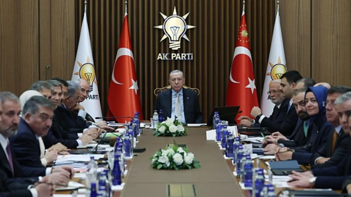 AK Parti MYK Başkan Erdoğan liderliğinde toplandı!