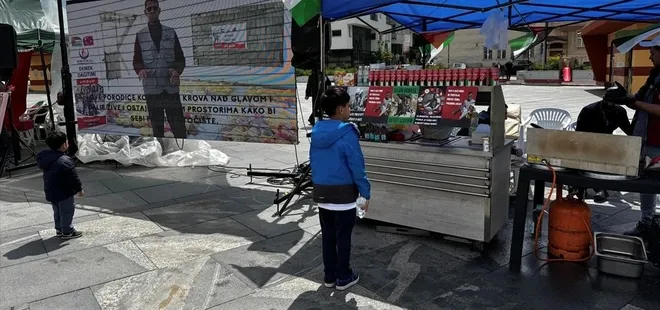 Bosna Hersek’te Gazze’ye destek kermesi!