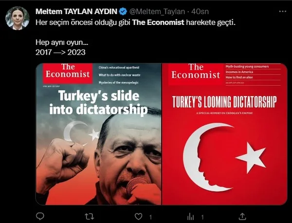 Batı’nın tetikçileri devrede! The Economist’in Başkan Erdoğan’ı hedef alan skandal manşetine tepkiler çığ gibi! Türkiye’den yanıt gecikmedi: Cehalet dolu sahte gazetecilik