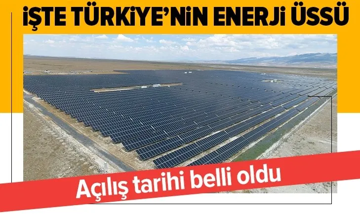Türkiye’nin güneş enerjisi üretim üssü Karapınar’da açılıyor