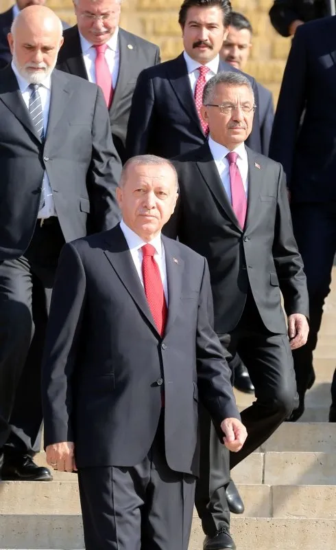 Başkan Erdoğan Anıtkabir’de! Anıtkabir’den dikkat çeken görüntüler