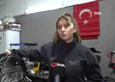 Sanayinin tek kız çırağı