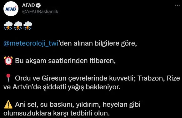 Meteoroloji ve AFAD'dan 11 ile sağanak uyarısı! Sel ve su baskınları bekleniyor - 8