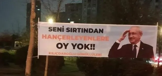 Kılıçdaroğlu destekçileri sahaya indi! İstanbul sokakları ‘Hançercilere oy yok’ afişleri ile donatıldı