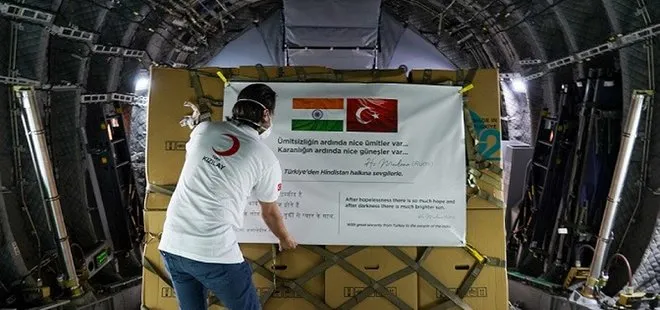 Başkan Erdoğan talimat verdi! Türkiye’den Hindistan’a 1 milyon 100 bin dolarlık tıbbi yardım