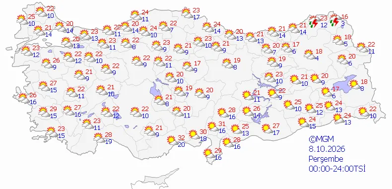 Ekim ayının ilk haftasında hava değişiyor! İşte gün gün yağış ve rüzgar beklenen bölgeler - 3