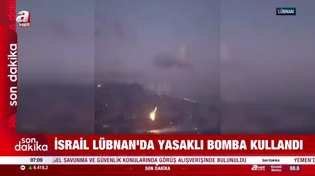 İsrail Lübnan’da yasaklı bomba kullandı